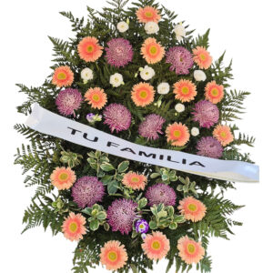 Corona flores naturales