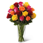 Florero 18 Rosas Multicolor